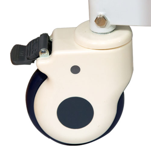 Cama Hospitalaria Eléctrica  Serie 7000, 3 Funciones, Ruedas de 125 mm con Freno.