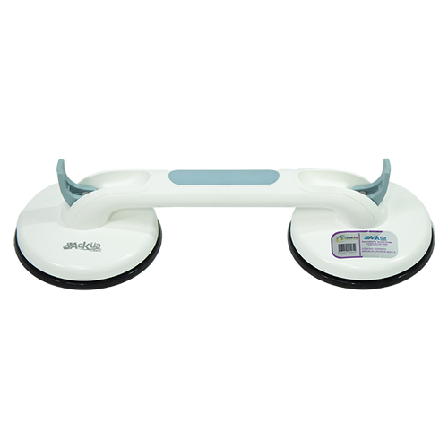 Agarradera de Succión Doble Ventosa de Uso Rudo, Color Perla/Laurel