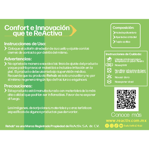  Collarín Cervical Blando Ergonómico , Gd