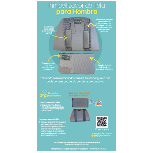  Inmovilizador de Tela para Hombro , Infantil