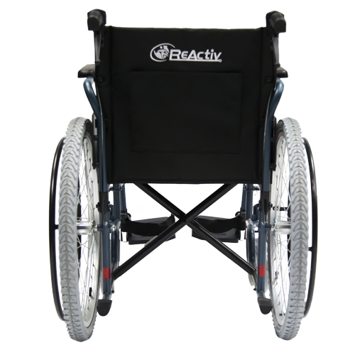 Silla de Ruedas Xtreme de Acero, con Freno - 18 pulgadas - Azul Ultramar