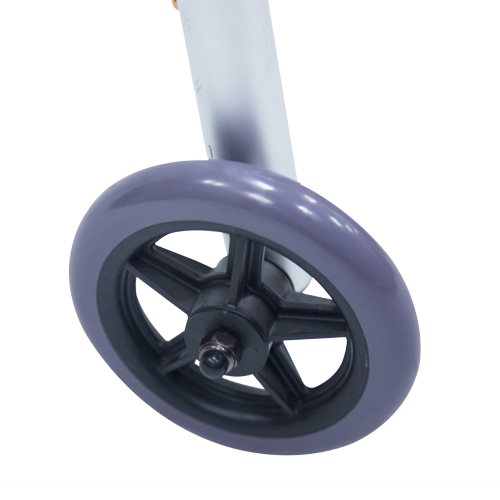 Andadera Premium de Aluminio Plegable - con Ruedas - Gris