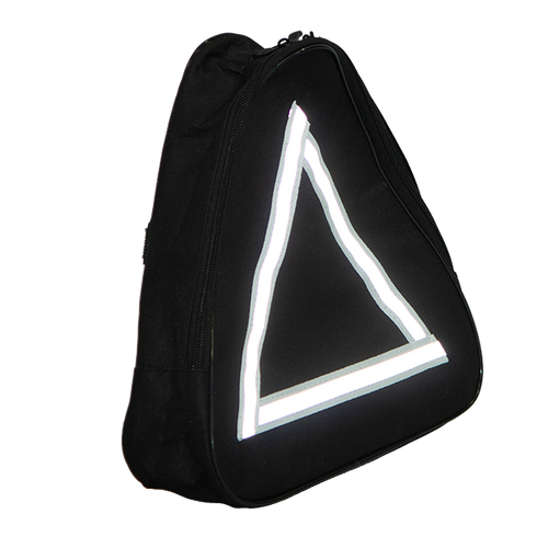  Muleta Híbrida Rodante Plegable de Aluminio con 3 Ruedas de 8", Color Azul Metálico