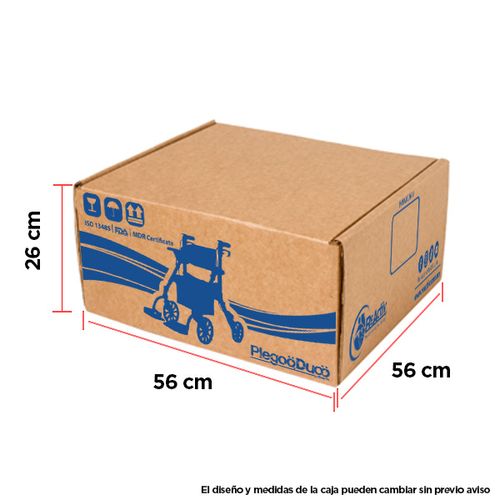  Rollator de Aluminio Híbrida, Color Gris Acerado