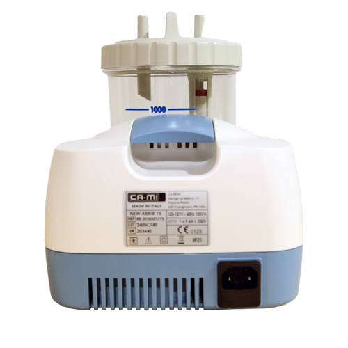 Aspirador de Secreciones con Frasco de 1000 ml de Policarbonato MAKROLON® 2858 