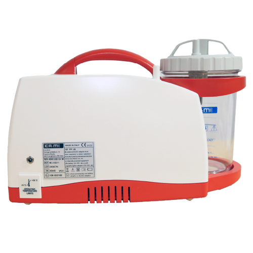 Aspirador de Secreciones New Askir 230 con Batería de 12V con Frasco de Policarbonato de 1000 ml