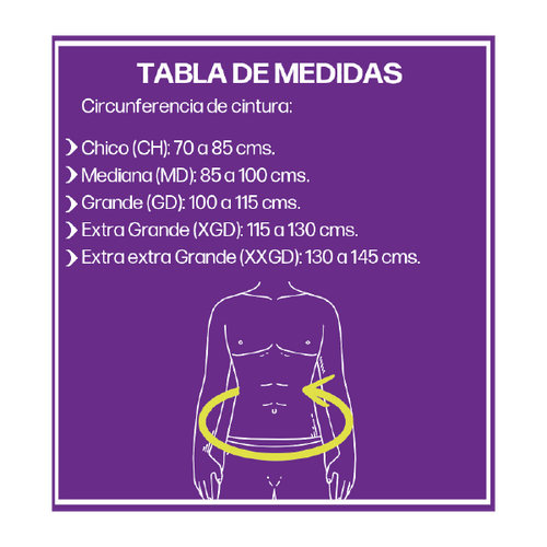  Faja Sacrolumbar Elástica Ventilada con Broche de Contactel , Ch