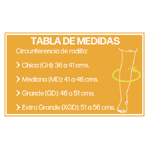  Rodillera Corta de Neopreno con Broche de Contactel , Gd