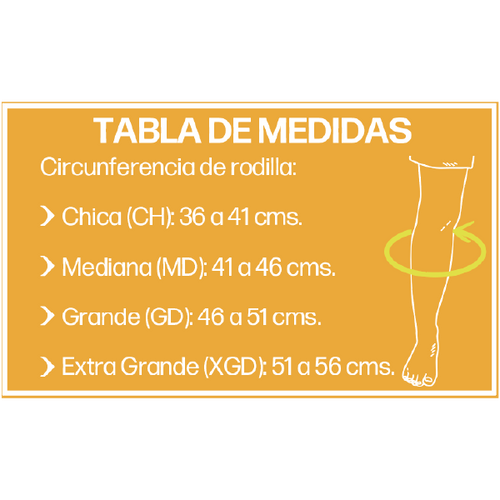  Rodillera Larga de Neopreno con Broche de Contactel , Xgd