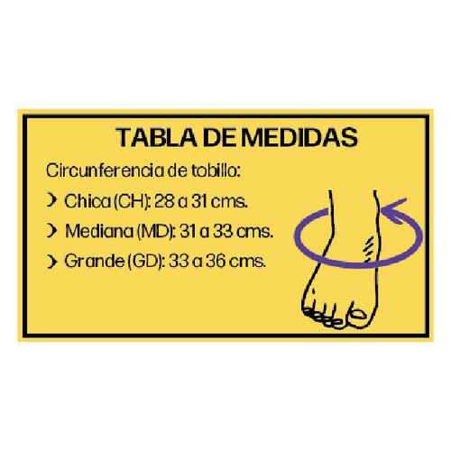  Tobillera en Banda de Neopreno con Broche de Contactel , Md