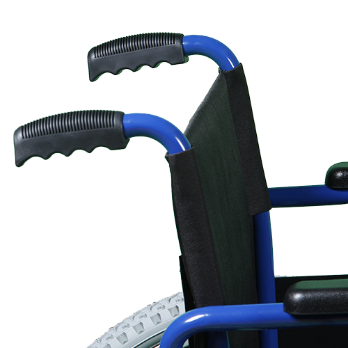 Silla de Ruedas Xtreme con Brazos FlipUp y Descansapies Abatibles y Desmontables - 18 pulgadas - Neumática - Tormenta