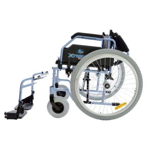 Silla de Ruedas Xtreme Aluminum - 18 pulgadas - Azul Ártico