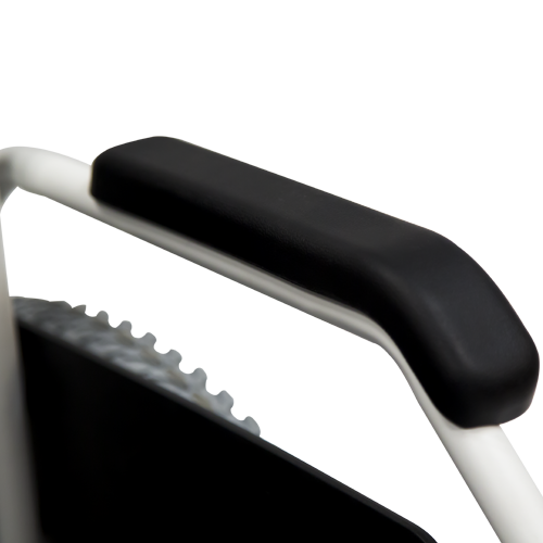 Silla de Ruedas Xtreme de Acero, con Freno - 20 pulgadas - Blanco Glaciar