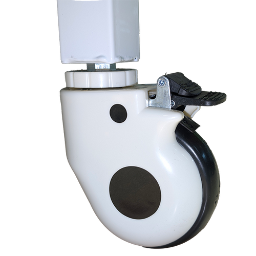 Cama Hospitalaria Manual  de 2 Funciones con Manivelas, Piecera y Cabecera de ABS Desmontables