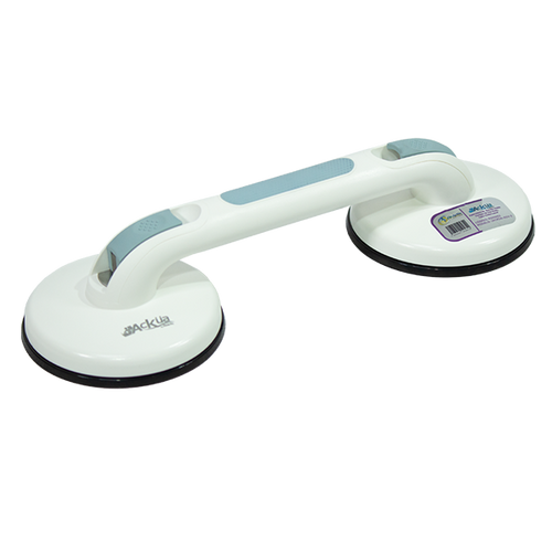 Agarradera de Succión Doble Ventosa de Uso Rudo, Color Perla/Laurel