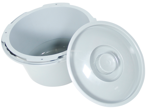 Silla Cómodo  de Acero con Ruedas Asiento - Gris