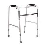 Andadera de Aluminio Recíproca Plegable - Gris