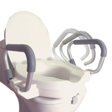 Incremento para Baño con Abertura Frontal y Seguro - Brazos Abatibles y Tapa