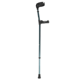 Muletas Canadienses de Aluminio - Adulto - Puño Ergonómico Ajustable - Azul