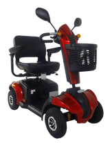 Scooter MD con 4 Ruedas Semi-Neumáticas - Rojo