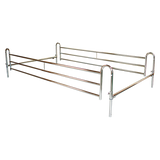 Barandal Telescópico Curvo para Cama Tipo Hospital Cromado (Par)