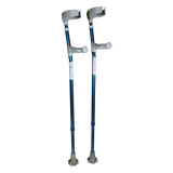 Muletas Canadienses de Aluminio - Adulto - Negra (Par)