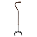 Bastón de Aluminio de 4 Apoyos Base Metálica - Bronce