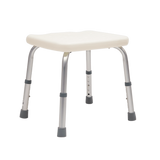 Banco para Ducha de Aluminio sin Respaldo - Desarmable - Blanco