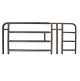 Barandal Telescópico Reticular para Cama Tipo Hospital - Martillado Silver Vein (Par)