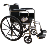 Silla de Ruedas Movili Motion con Brazos Fijos - Descansapies Abatibles/Desmontables - Platinum Vein