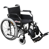 Silla de Ruedas Xtreme con Brazos FlipUp y Elevapiernas Abatibles y Desmontables - 18 pulgadas - Neumática - Lodo