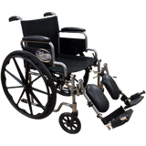 Silla de Ruedas Movili Motion con Brazos FlipUp - Elevapiernas Abatibles y Desmontables  - Platinum Vein