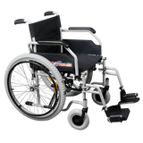 Silla de Ruedas Xtreme con Brazos FlipUp y Descansapies Abatibles y Desmontables - 20 pulgadas - Neumática - Bruma