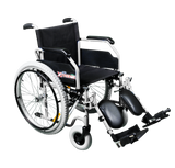 Silla de Ruedas Xtreme con Brazos FlipUp y Descansapies Abatibles y Elevapiernas - 20 pulgadas - Neumática - Bruma