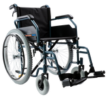 Silla de Ruedas Xtreme de Acero, con Freno - 18 pulgadas - Azul Ultramar