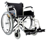 Silla de Ruedas Xtreme de Acero, con Freno - 20 pulgadas - Blanco Glaciar