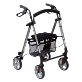 Andadera Rollator KD de Aluminio - Plegable - Gris