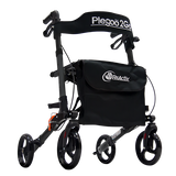 Andadera Rollator de Aluminio Ultra Plegable con Ruedas - Color Gris