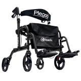 Andadera Rollator Travel de Aluminio Pelgable - Con Descansapies