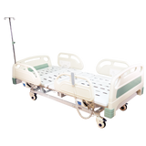 Cama Eléctrica de 5 Funciones con Barandales  ABS Abatibles