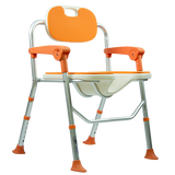 Silla Ducha de Aluminio Plegable con Respaldo