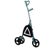 Muleta Híbrida Rodante Plegable de Aluminio