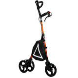 Muleta Híbrida Rodante Plegable de Aluminio