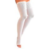 Media a la Rodilla Antiembólica 18 mmHg Color Blanco - CH