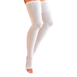 Media al Muslo Antiembólica 18 mmHg Color Blanco - MD
