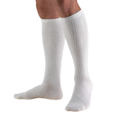 Calcetín para Pie Diabético a la Rodilla Suave Compresión 8-15 mmHg Color Blanco - XG 