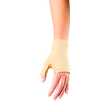 Guante para Linfedema Firme Compresión 20-30 mmHg Color Beige - MD