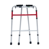  Andadera Económica Plegable de Aluminio - Roja