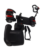 Scooter Compacto 4 Ruedas Desarmable - Rojo