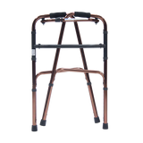 Andadera Doble Función de Aluminio con Soporte Frontal Sencillo - Color Bronce